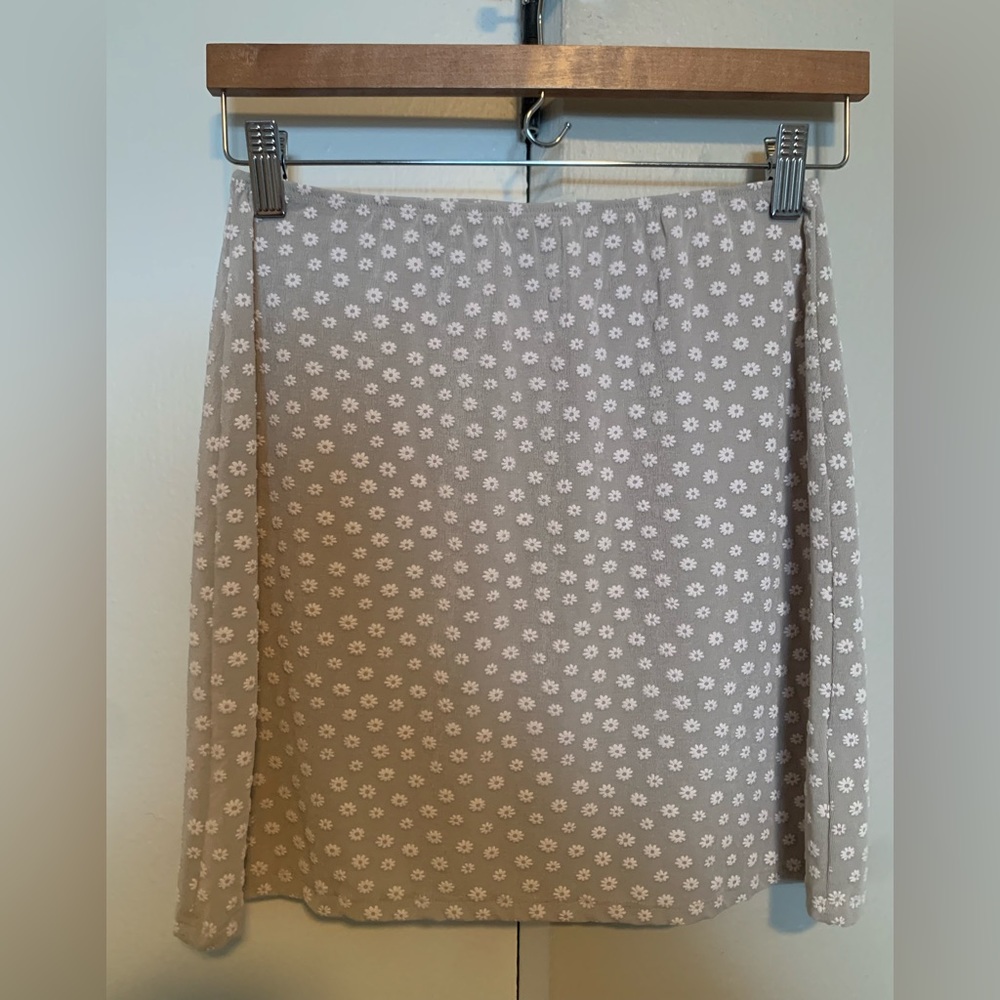 Vintage Floral Miniskirt